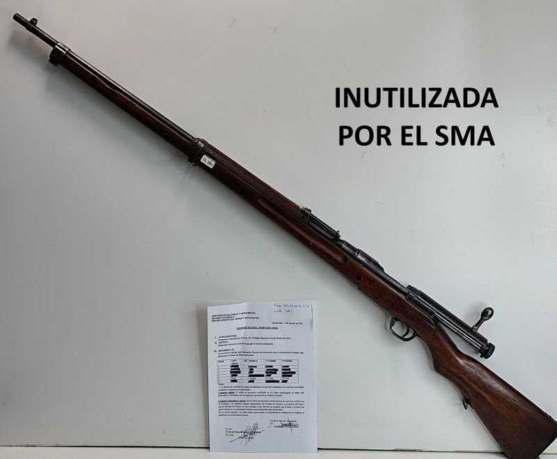 Fusil Japonés Arisaka 6.5mm 2GM Desactivado con Certificado SMA