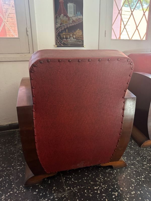 Sillones Art Decó Tapizados en Cuerina - imagen 6