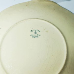 Lote de 3 Platos Decorativos Vintage y Cuchara con Sellos - imagen 2