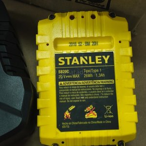 Lote siguiente: Batería Stanley SB200 20V 1.3Ah Li-ion