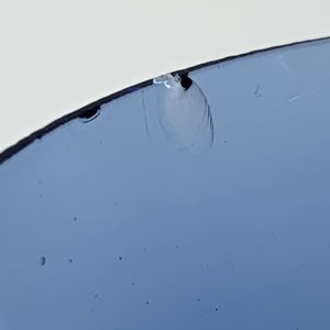 Lote de 3 Floreros de Vidrio Azul de Distintos Diseños y Tamaños - imagen 4
