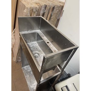 Pileta de Acero Inoxidable Industrial con Estructura - imagen 2