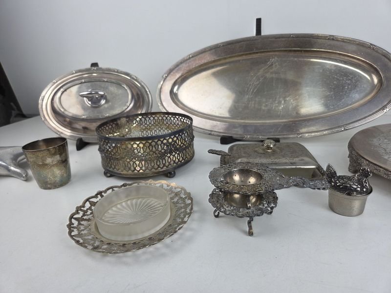 Platos y accesorios de plata y metal - imagen 2