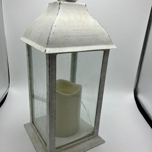 Farol Decorativo Blanco Estilo Vintage Rústico - imagen 3