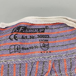 Par de Guantes de Descarne y Tela Talle 10 1/2 - imagen 2