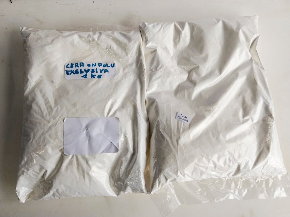 2 Bolsas Cera en Polvo Desmoldante 1 kg Cada Una