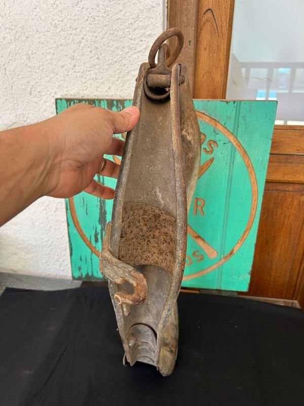 Pechera inglesa antigua en chapa perfecto estado - Venta de objetos antiguos - imagen 3