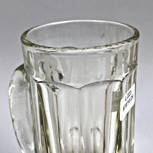 Jarra de Cerveza "Palacio de la Cerveza" Vidrio Transparente - imagen 3