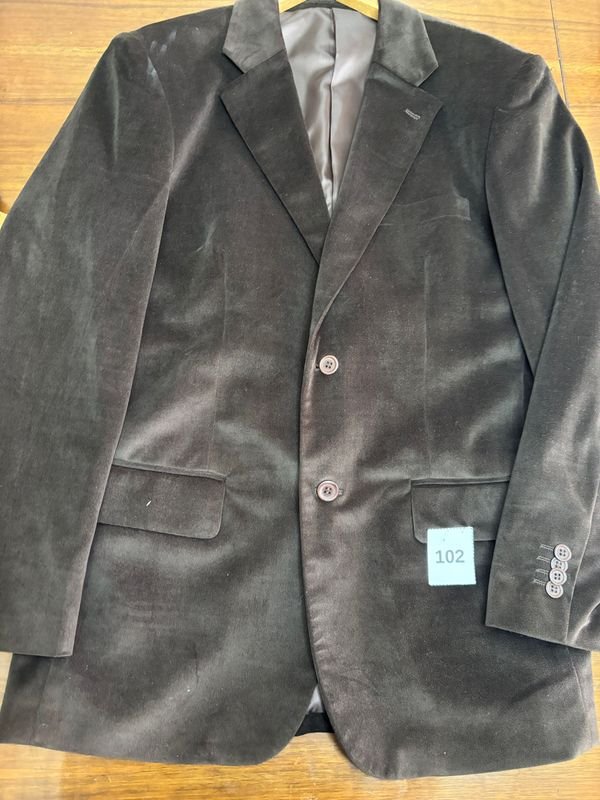 Saco de Vestir Marrón Talle 52