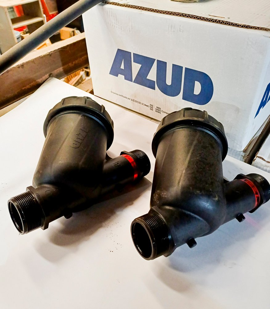 2 Filtros de Disco Azud 17L1F120 Manuales de 2" BSP