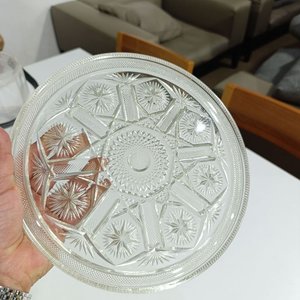 Bandeja Centro Cristal Tallado 24 cm Diámetro - imagen 3