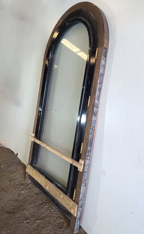 Puerta arco carpanel laqueada con marco en pino enchapado - imagen 4