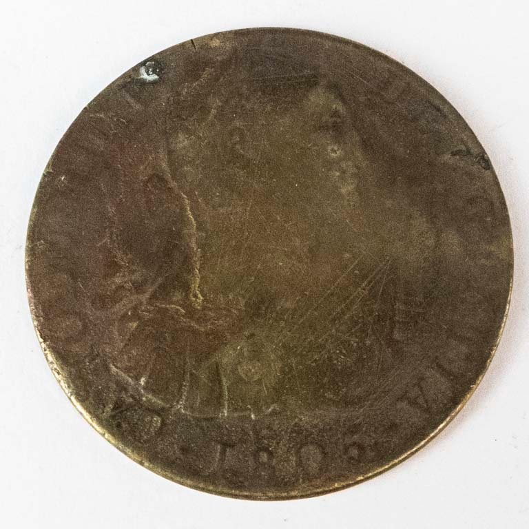 Moneda de Bronce de España, 8 Reales de Carlos IV