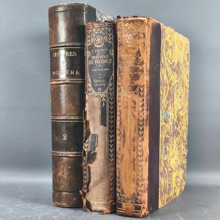 Libros antiguos y modernos, con detalles de estilo y materiales - imagen 3