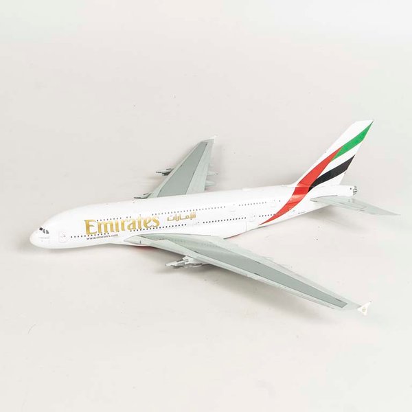 Maqueta de avión de metal de la compañia aérea Emirates  - Medidas: Largo 36cm - imagen 1