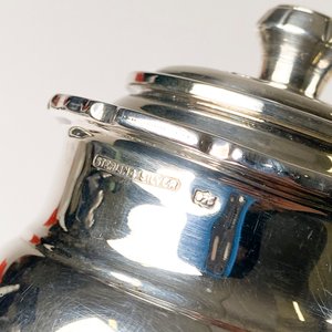 Cernidor de Plata 925 Antigua con Tapa - imagen 5