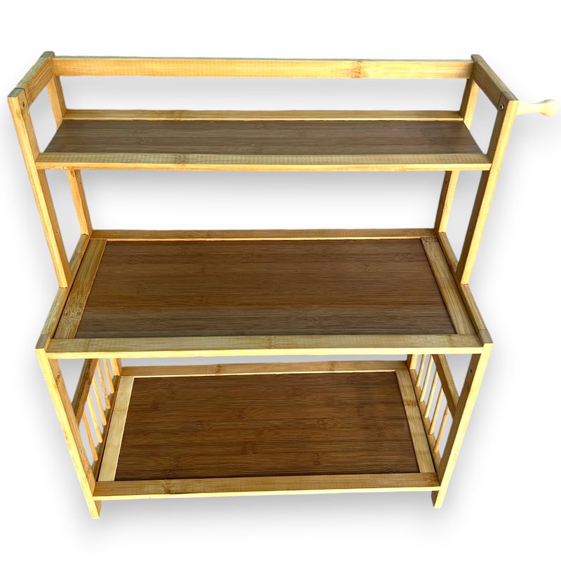 Estante de bambú organizador para hogar - imagen 2