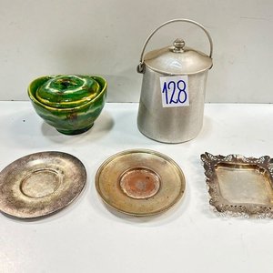 Olla de Aluminio, Caramelera de Cerámica y 3 Platillos - imagen 3