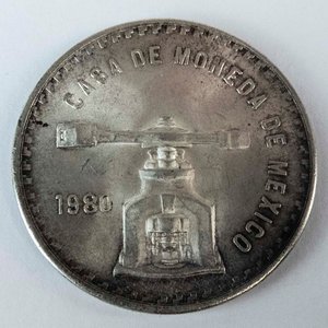Lote anterior: Moneda de Plata Pura 1 Onza México 1980 Casa de la Moneda