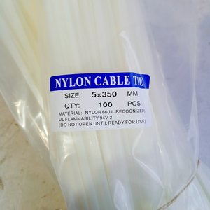 Set de 500 Precintos Plásticos Nylon Blancos 5x350mm - imagen 4