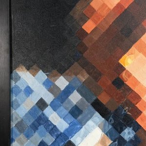 Óleo sobre Fibra "China Zorrilla" por Enrique Casal (60x90 cm) - imagen 3