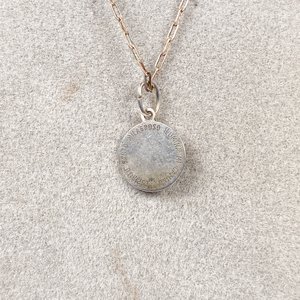 Cadena de Plata con Colgante Redondo "Espíritu Santo" - imagen 4