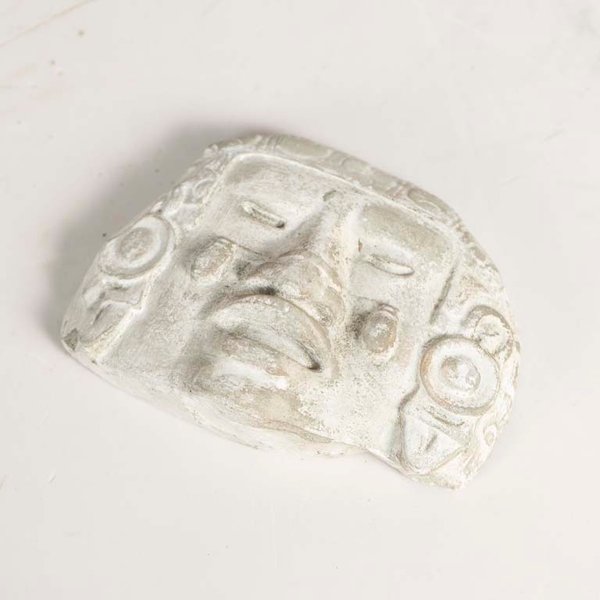 Escultura Cabeza Olmeca Estilo Maya Yucatán