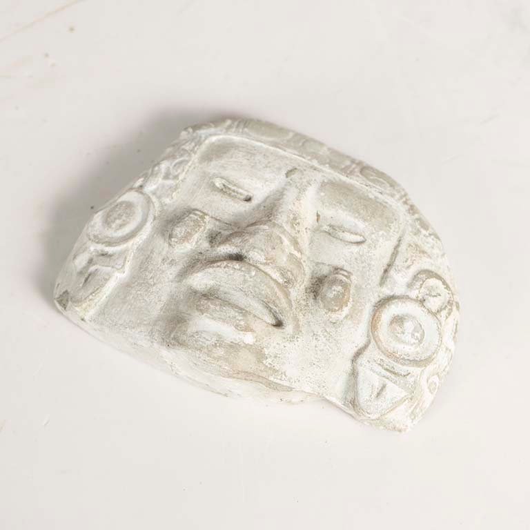 Escultura Cabeza Olmeca Estilo Maya Yucatán