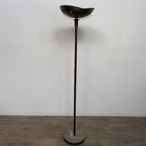 Lámpara de Pie Mid Century Bronce y Acrílico con Detalles a Reparar - imagen 2