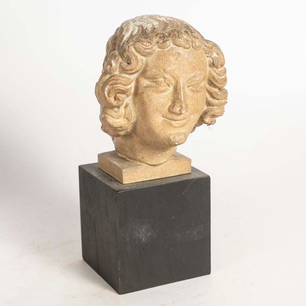 Busto Escultura Ángel de la Sonrisa, Réplica Siglo XIII