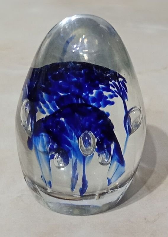 Pisapapeles de vidrio burbúja con diseño espectacular - imagen 2