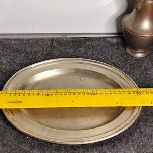Jarra y Bandeja Antigua de Platería Sellada Sheffield - imagen 3