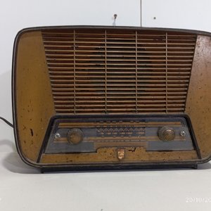 2 Radios Antiguas de Mesa Vintage Decorativas - imagen 6