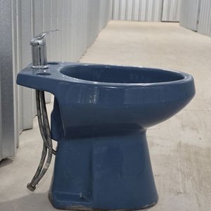 Bidet de Cerámica Azul Ovalado - imagen 3
