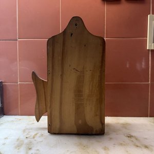 Porta Objetos Decorativo de Madera con Forma de Pez - imagen 4