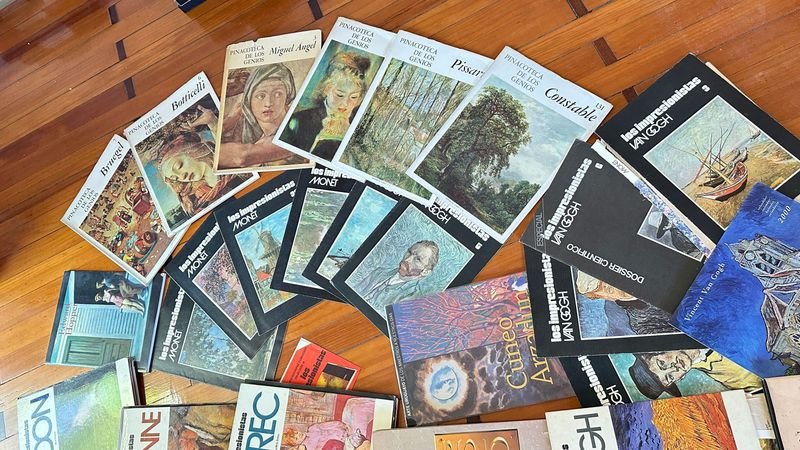 Colección de libros y láminas de pintores Renacentistas - imagen 3