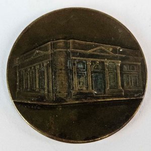 Lote siguiente: Medalla Conmemorativa Bronce Uruguay 1934 - 25 Aniversario Caja Popular San José