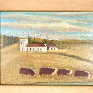 Cuadro "Estancia Hereford" Anónimo, 33x44 cm - imagen 2
