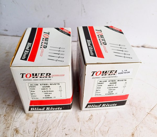 2000 Remaches Pop Tower Blind Rivets 4 x 10 mm - imagen 1