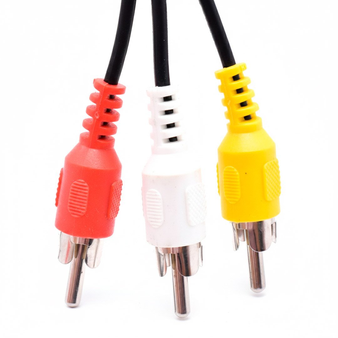 Cables de Audio y Video RCA (Rojo, Blanco, Amarillo)