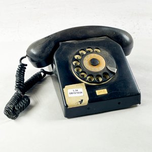 Teléfono Antel de Baquelita Negro Vintage - imagen 1