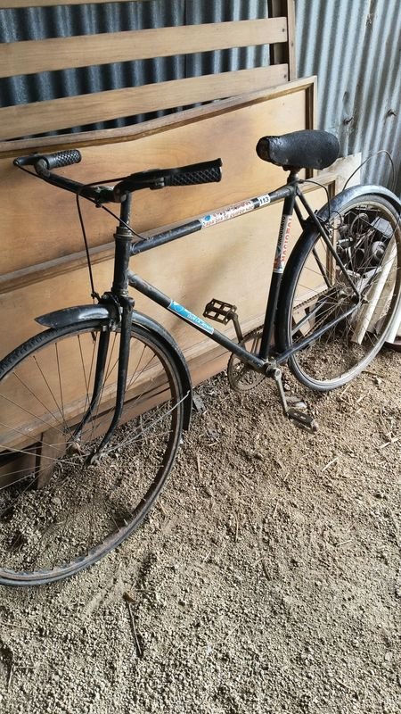 Bicicleta Antigua de Paseo Negra - imagen 1