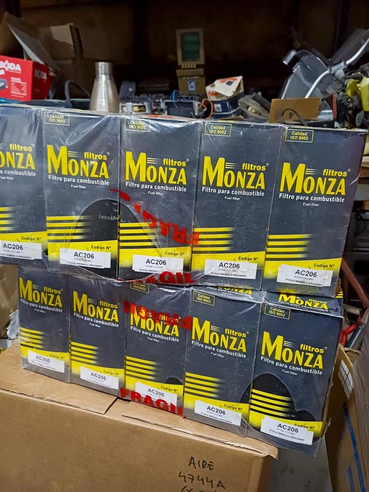 20 Filtros de Combustible Monza AC206 para Fiat Duna, VW Gol