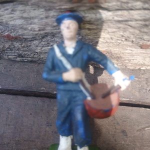 Lote de 6 Figuras de Plomo Barba Roja Siglo XX - imagen 7