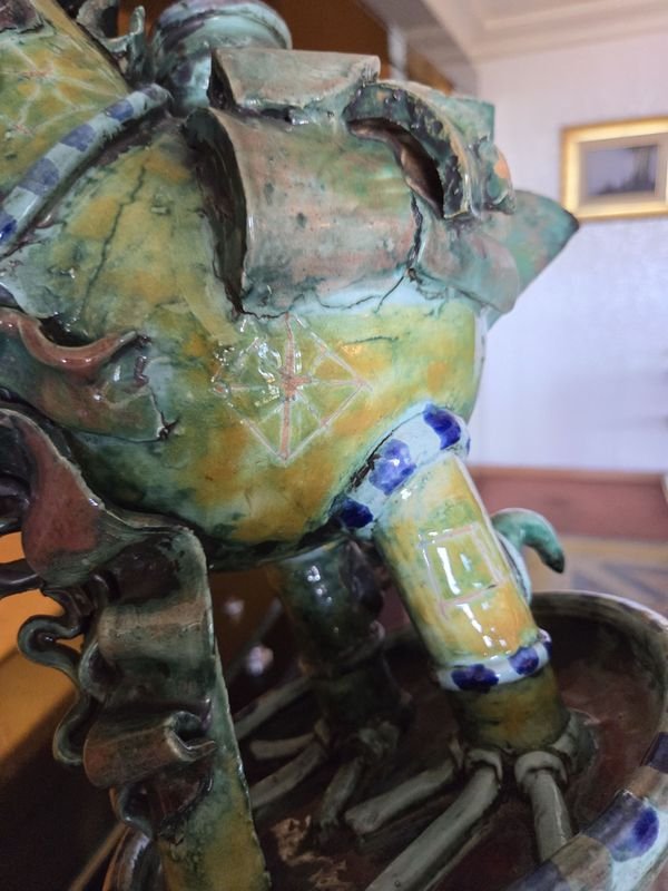 Figurita de cerámica de gallo, posiblemente nacional - imagen 9