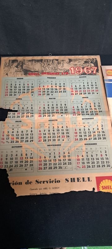 Almanaques Shell de 1966 y 1967 - imagen 3