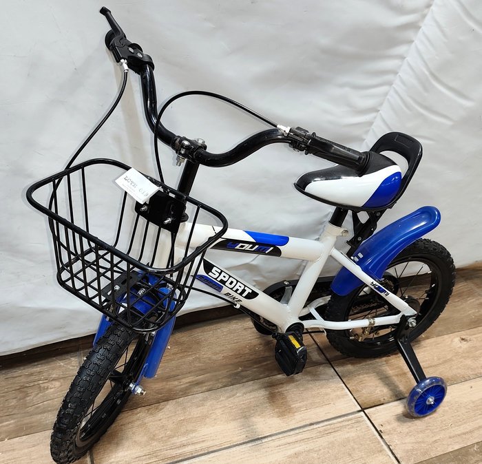 Bicicleta infantil con ruedas de entrenamiento y accesorios - imagen 3