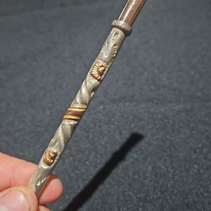 Bombilla de Plata y Oro para Mate con Detalles Labrados - imagen 4