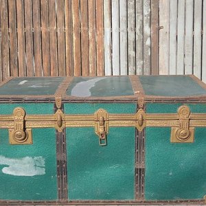 Lote de 3 baúles antiguos de viaje - imagen 22