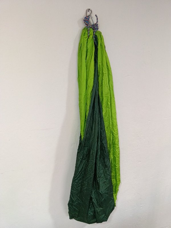 Hamaca paraguaya color verde para decorar - imagen 2